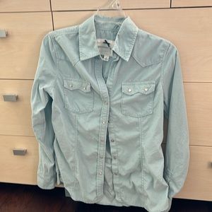 Banana republic western style corduroy shirt